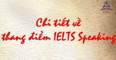 Chi tiết thang điểm IELTS Speaking